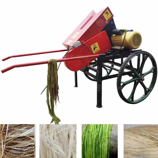 Durable Kenaf Ambary Red Ramie Jute Peeling Machine Direct Feeding Jute Stripping Machine