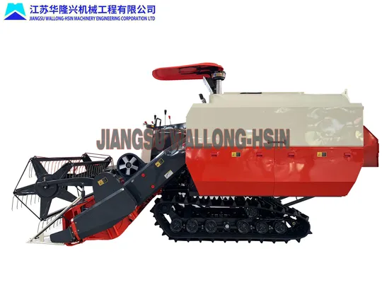 Paddy Wheat Rice Sorghum Small Tank Axil Flow Combine Harvester