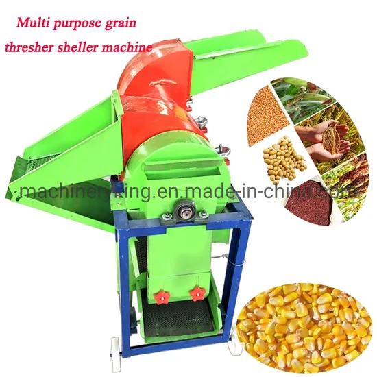Electric Sorghum Huller Paddy Wheat Thresher Sheller Machine