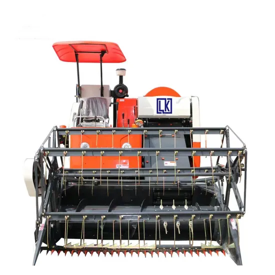Grain Cereals Multi Crops Paddy Wheat Grain Low Fuel Consumption Machine Small Combine Rice Harvester with Straw Baler Harvester