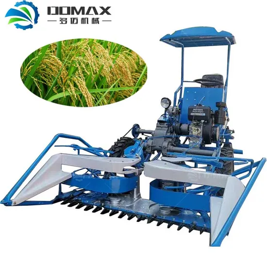 Factory Price Wheat Reaper Binder Machine 4 Wheels Riding Type Paddy Rice Reaper Binder Machine