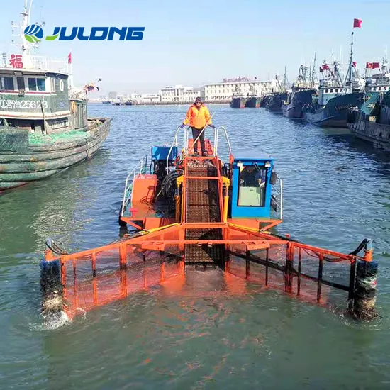Offshore Floating Sargassum Collection Vessel Trash Skimmer Boat