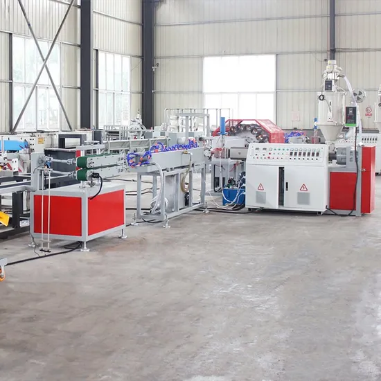 Plastic Soft PVC Garden Fiber Braided Reinforced Corrugated Pipe Extrusion Machine