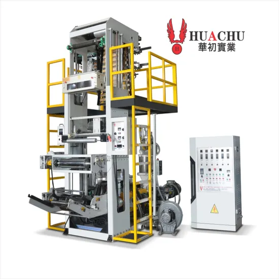 Mini Single Screw 55mm Mono Layer 1000mm Single Layer Film Blowing Machine