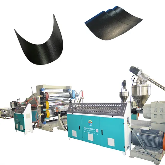 Curved Hat Brim PE Cap Peak Cap Visor Sheet Making Machine
