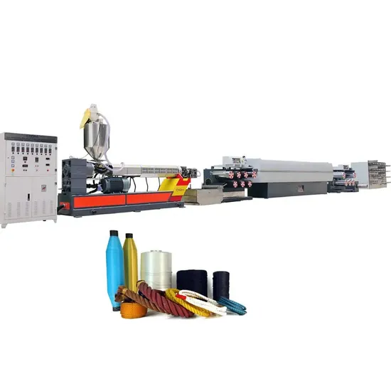 PP/PE Making Fiber Twine Extrusion Machine/ Flat Yarn Extruder Equipment