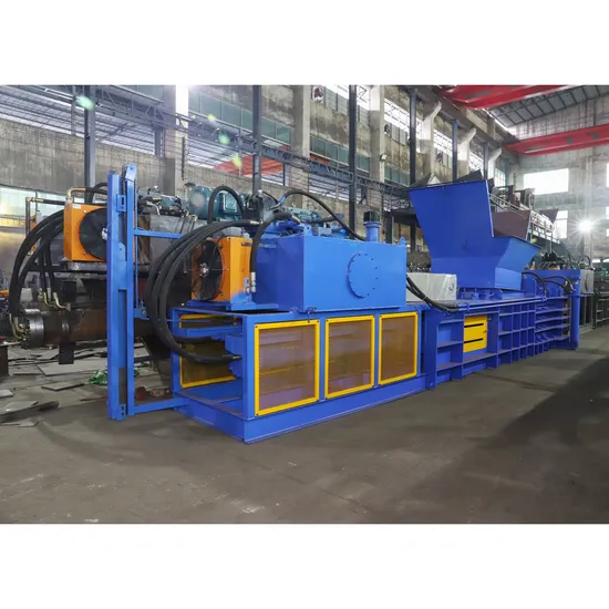 Closed Door Horizontal Plastic Bottle Plastic Film Baler/Horizontal Semi-Automatic Plastic Baling Machine/Pet Bottle Baler