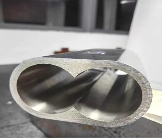 Plastic Machine Bimetallic Parallel Twin Screw Barrel and Liner for Extruder Machine