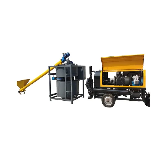 Cement Concrete Foaming Cellular Panel Block Pump with Mixer From Manufacturer