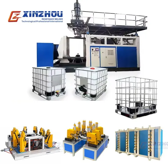 Plastic European Cube Blow Molding Machine 1000L IBC Tank Manufacturing Machine