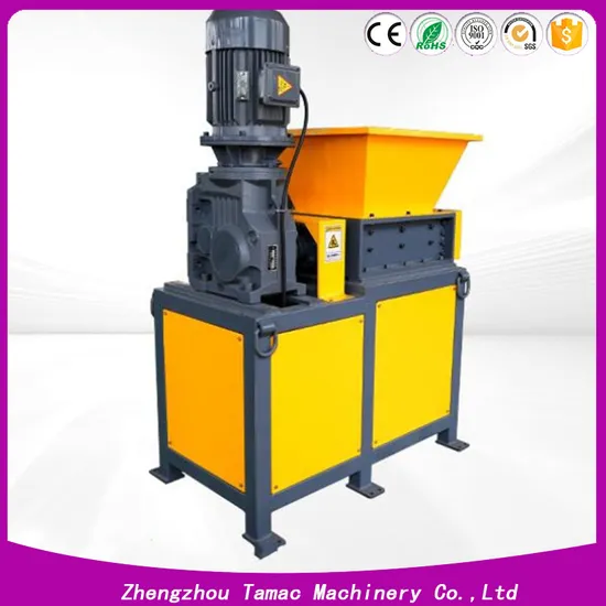 Double Shaft Waste Sludge Shredder Wood Hard Disk Recycling Metal Plastic Bottle Scrap Metal Shredder