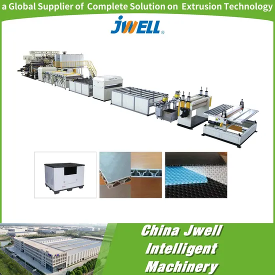Jwell PP Plastic Honeycomb Ceiling Board Extrusion Making Machine Extruder Machine