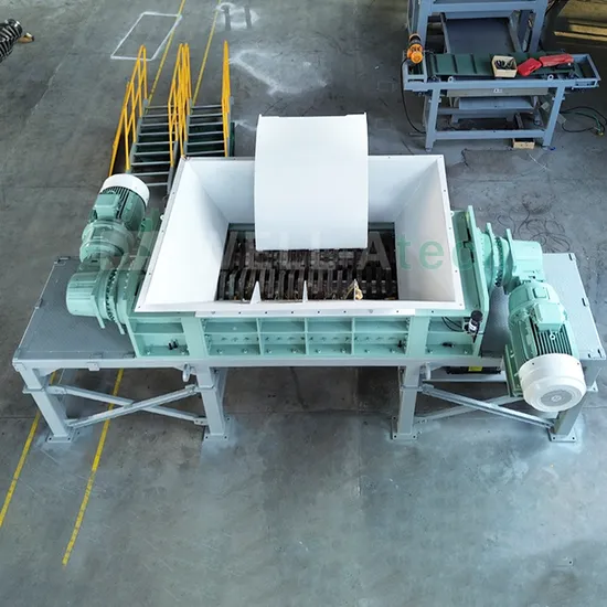 Industrial Double Shaft Shredding Machine Branch Carton Paper Cardboard Shredder