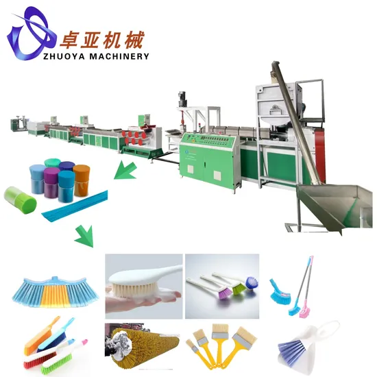 Pet/PP/PE/PA/Nylon Plastic Filament Fiber Extruder Machine for Broom and Brush Brisltes