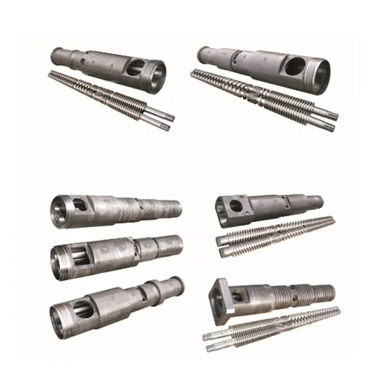 92/188 110/220 Screw and Barrel for Plastic Extrusion Machine Spc Flooring Extruder Spare Parts