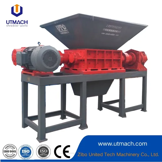 Plastic Double Shaft Crusher Plastic Shredder Oil Sluge Plastic Shredder