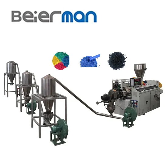 PVC Pelletizing Line/Hot Cutting Pelletizing Machine/PVC Compound Granules Production Line