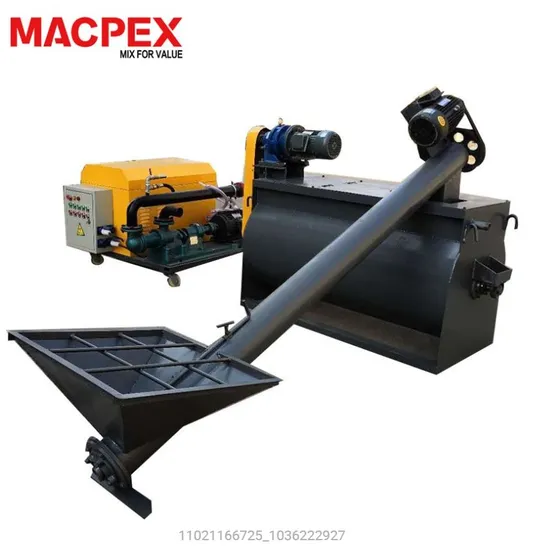 Lightweight Foam Concrete Block Pump Making Machine with Mixer