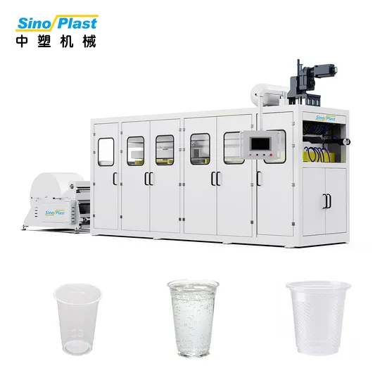 Automatic Plastic Disposable Cup Bowl Tray Container Thermoforming Forming Making Machine