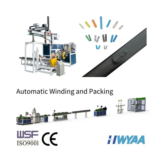 Hwyaa Full Automatic Inlaid Flat Drip Irrigation Pipe Tape Production Line 16-20 mm Flat Emitter Extruder Machine