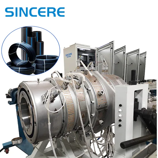 HDPE/PE/PP/PPR/Pert/PVC Composite Water Supply/Draiange/Irrigation Pipe Manufacturing Extruding Machine, Plastic HDPE/PE/PVC Pipe Extrusion Production Line