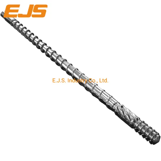 Single Screw Barrel Extruder Screw Barrel for Single Screw Extruder Plastic Machines Extrusion Machines with Maddock Pineapple Saxton Mixer in 1.8550 1.8519