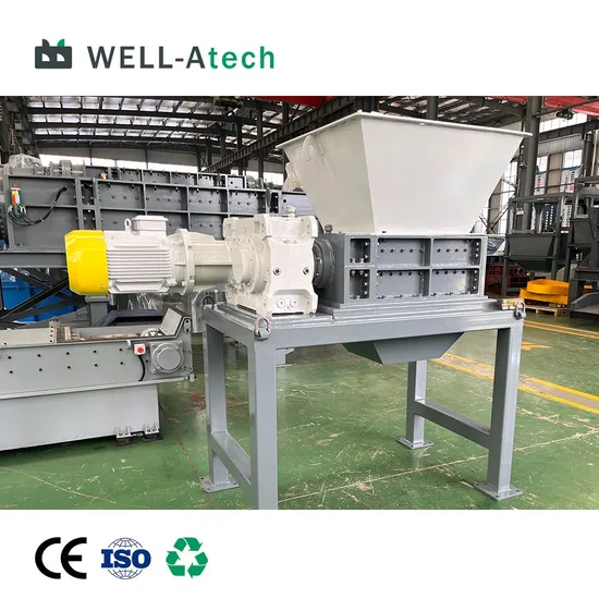 Industrial Kitchen Waste Shredding Machine Cloth Wood Pallet Shredder for Recycling