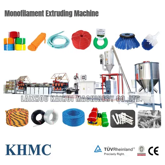 Monofilament Production Line PP Macro Fiber Machine for Rope Brush and Broom