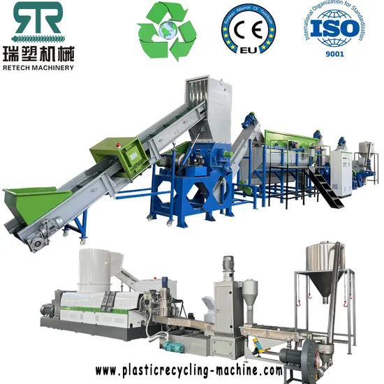 Waste Plastic LDPE Agriculture Covering Film/LLDPE Stretch Shrink Packaging Film Washing Recycling Line/Machine/Plant