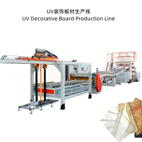 UPVC/PVC/Spc/UV Artificial Imitation Marbles/Sheet/Panel Decoration Floor Board Tile Extruder Machine