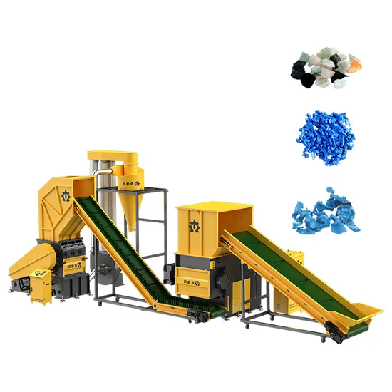 Pet Plastic Bottles Plastic Films Crushing /Crusher Drying Recycling Machine for Sale