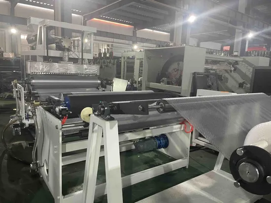 Hlpe-1200 Size 2 Layers LDPE Air Bubble Film Wrap Making Machine Extruder