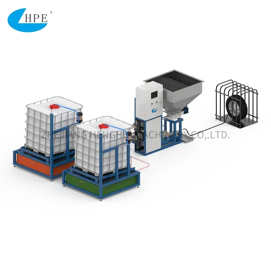 Eco-Friendly Rubber Granules Mixing Tires Filling Polyurethane Foam Machine