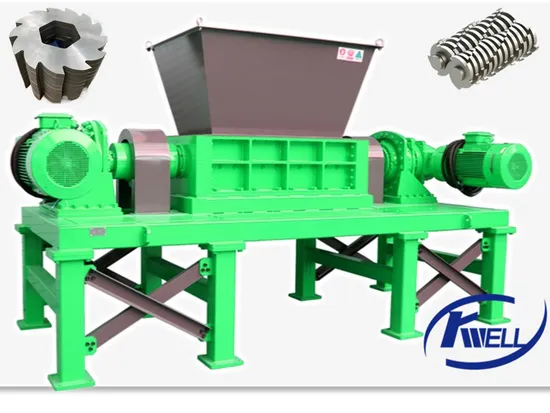 Double Shaft Grinder Crusher Shredding Machine Metal Shredder for Waste Plastic Pet PP PE Recycling