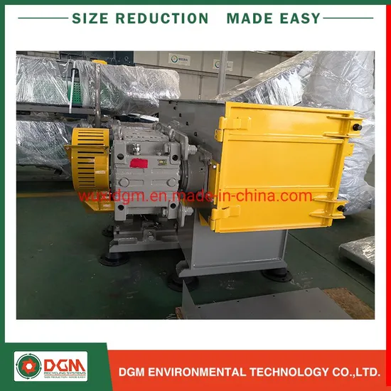 Plastic Rubber Tire Lump Plate Recycling Crushing Shredder