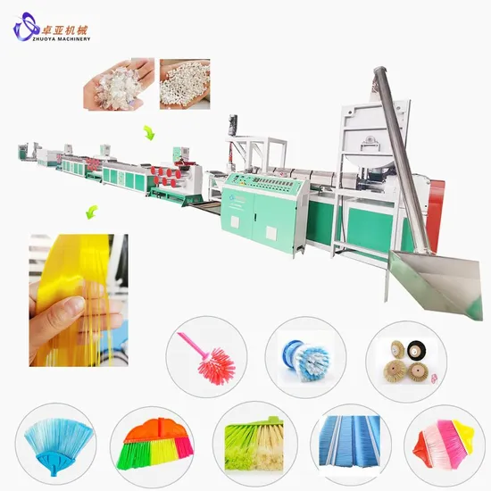 Pet Mofilament/Yarn/Fiber Manufacturing Plant/Plastic Brooms Brush Monofilaments Bristle Hair Roots Yarn Fiber/Pet PP Broom Monofilament Extruder Machine Price