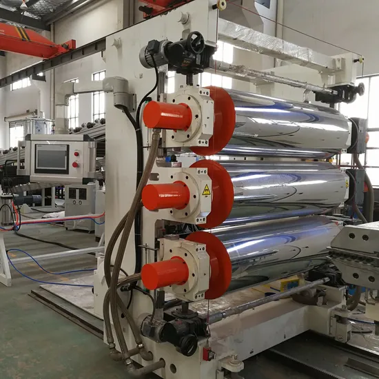 Plastic Soft PVC Sheet Extrusion Machine