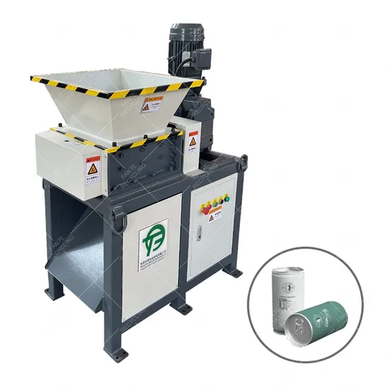 Factory Waste Recycling Machine Double Shaft Mini Tire Tyre Cutting Shredding Machine