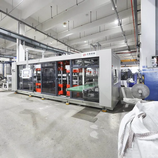 Full Automatic Plastic Thermoforming Machine Plastic Hinged Fruit Container Making Machine