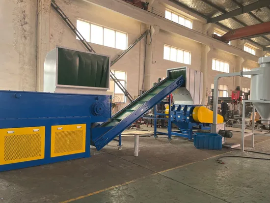 PA Nylon Clothes Polyester Film Bags PP PE Lump Single Shaft Shredding Machine