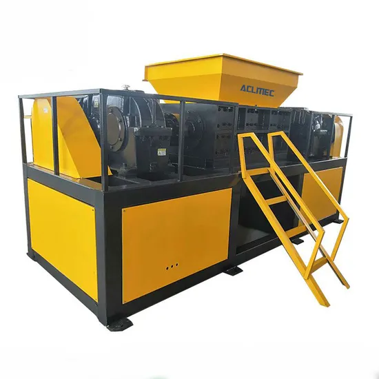 Double Shaft Shredder for Garbage Truck Tire Recycling Machine