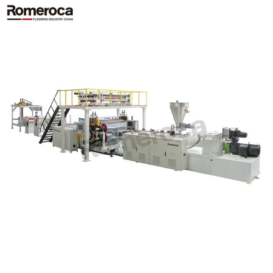 Spc Flooring Production Line Extrusion Machine Spc Flooring Making Machine