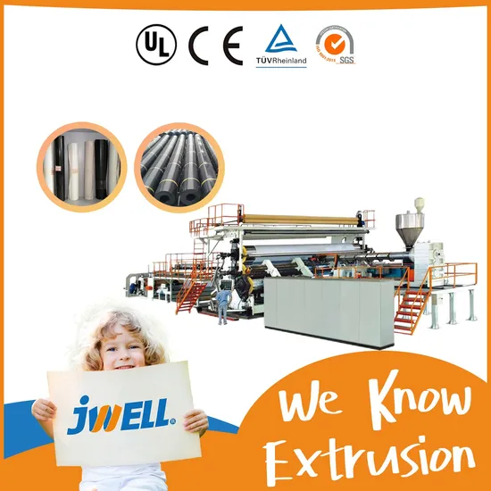 Jwell Chemical Plant and Pond Waterproof/Geomembrane Reservoir/Dam/Pool Usage in Tunnel/Landfill/Artificial Lake Sheet/Film/Plate Extruder/Plastic-Machinery