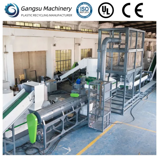 1000 Kg/H Waste Plastic Pet Washing Machine Pet Bottle/ Flake Crushing/ Washing/ Dryer Squeezing/ Recycling Line