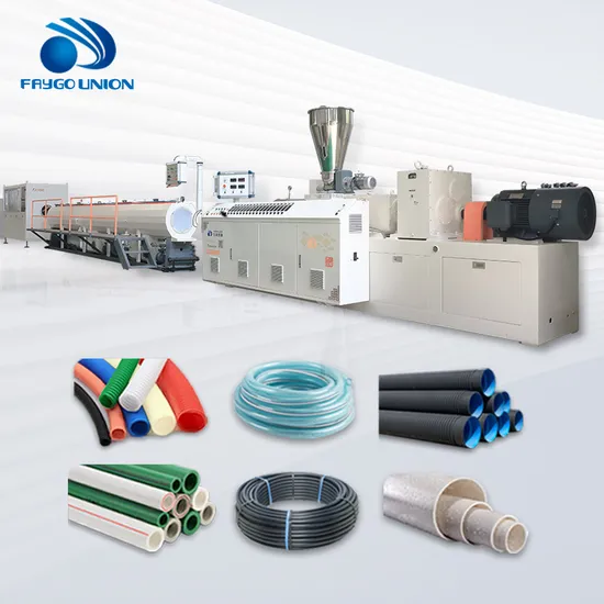 Factory Price Plastic PVC HDPE PP UPVC CPVC PPR PE Water Drainage Pipe Extruder Agricultural Drip Irrigation Hose Tube Corrugated Pipes Extrusion Making Machine