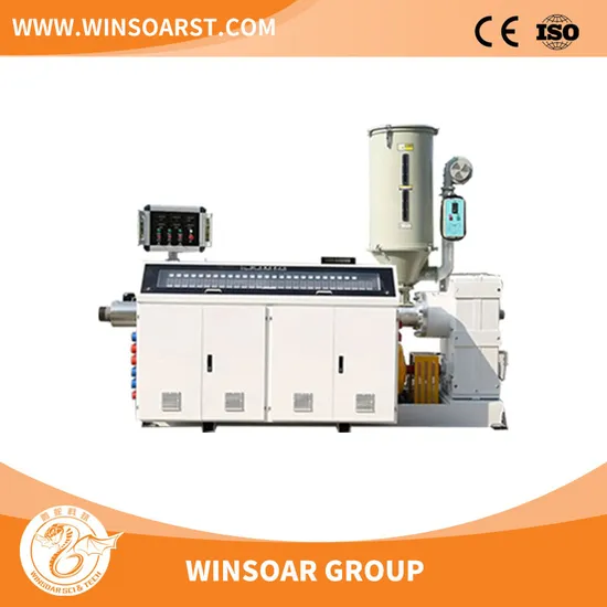 Plastic PE/PVC/PPR/HDPE/LDPE/CPVC/UPVC Pipe/ Tube/ Profile Extruder/ Single Screw/ Conical Twin/Double Screw Extruder Parallel Extrusion Machine