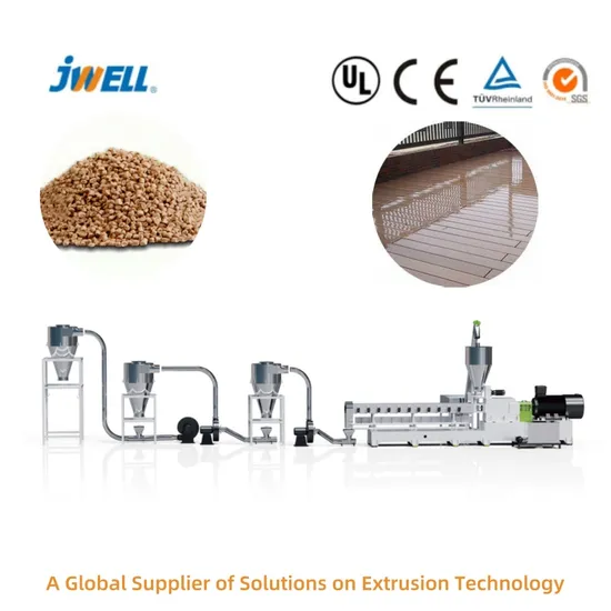 WPC PVC PP PE Wood WPC Pelletizing Machine