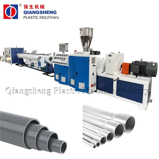 Hot Sale Sjsz65/132 PVC Plastic Pipe Extruder Making Machine Extrusion Production Line