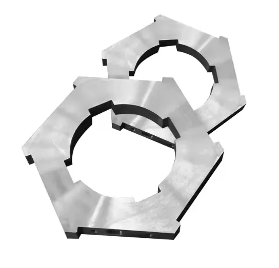 2024 Hot Selling New Product, High-Quality Plastic Shredder Blades for Shredders and Durable Tungsten Carbide Double Shafts Shredder Blades Shredder Knife Blade
