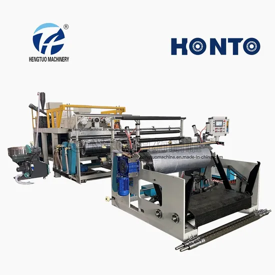 Double Extruder Embossing Frosted Zipper Bag Film Cast Machine